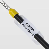 Маркер продеваемый PM-4-15x10 W белый (уп. 1800 шт.) , 523415100 — Элегир Маркинг