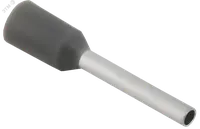 Наконечник НШВИ 0,75-10 серый (100шт/упак) IEK UGN11-C75-010-100 — IEK