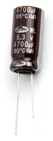 4700uF 6,3V 12х25 WL 105 / WL0J478M12025BB — Samwha