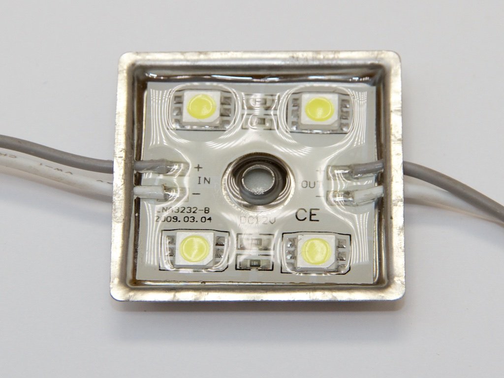 LNMS5W4F36-D12/SMD5050 4PCS 35*35*4mm 72Lm 120°