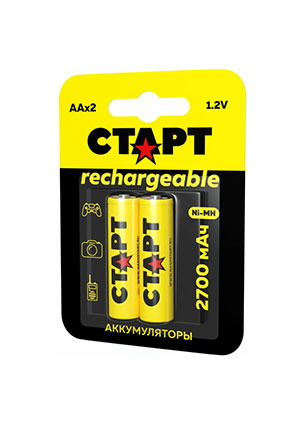 HR6 AA 2700mAh Ni-MH BL2