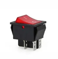 KCD2-201/N (4pin) 15A,220V ON-OFF красный переключатель Daier (арт. 023504) — Daier