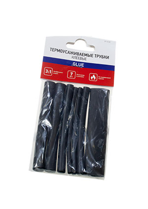 Набор термоусадочных трубок GLUE 3:1