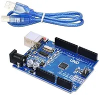 Uno R3 (CH340G) with USB cable, Программируемый контроллер на базе ATmega328, клон Arduino Uno — Китай