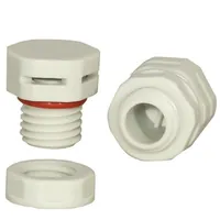 M12X1.5 PA66 WHITE — RUICHI