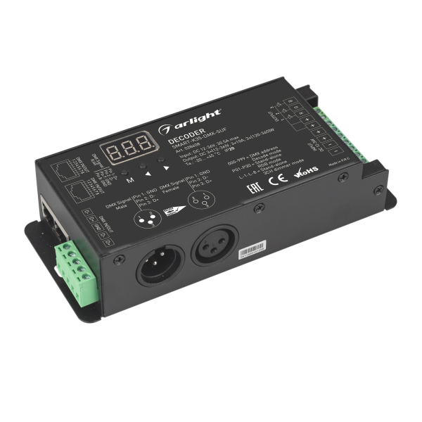 SMART-K35-DMX-SUF (12-36V, 3x10A, XLR3)