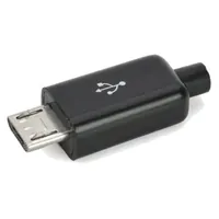 MMUSB-M/B / штекер micro USB, черный — YONGMEI