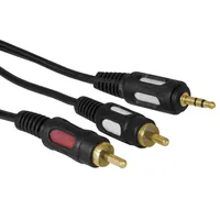 Stereo 3,5 mm - 2 RCA G 1.5m — AUK Cemiconductor