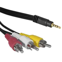 Stereo 3,5 mm - 3 RCA B 3m — RUICHI