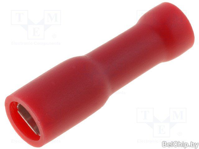 FDFD1.25-110 2.8 / (РППИ-М) розетка 2.8мм красная