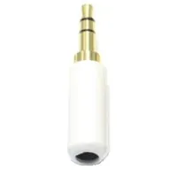MIC3.5-3-W / штекер TRS 3.5mm стерео на кабель, белый — BEQI