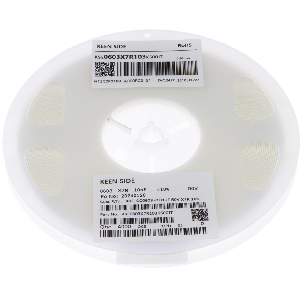 KSE-CC0603-0.01uF 50V X7R 10%