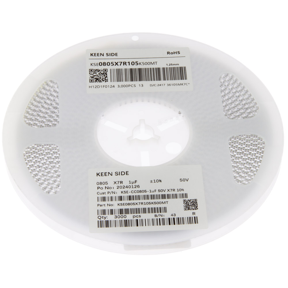KSE-CC0805-1uF 50V X7R 10%