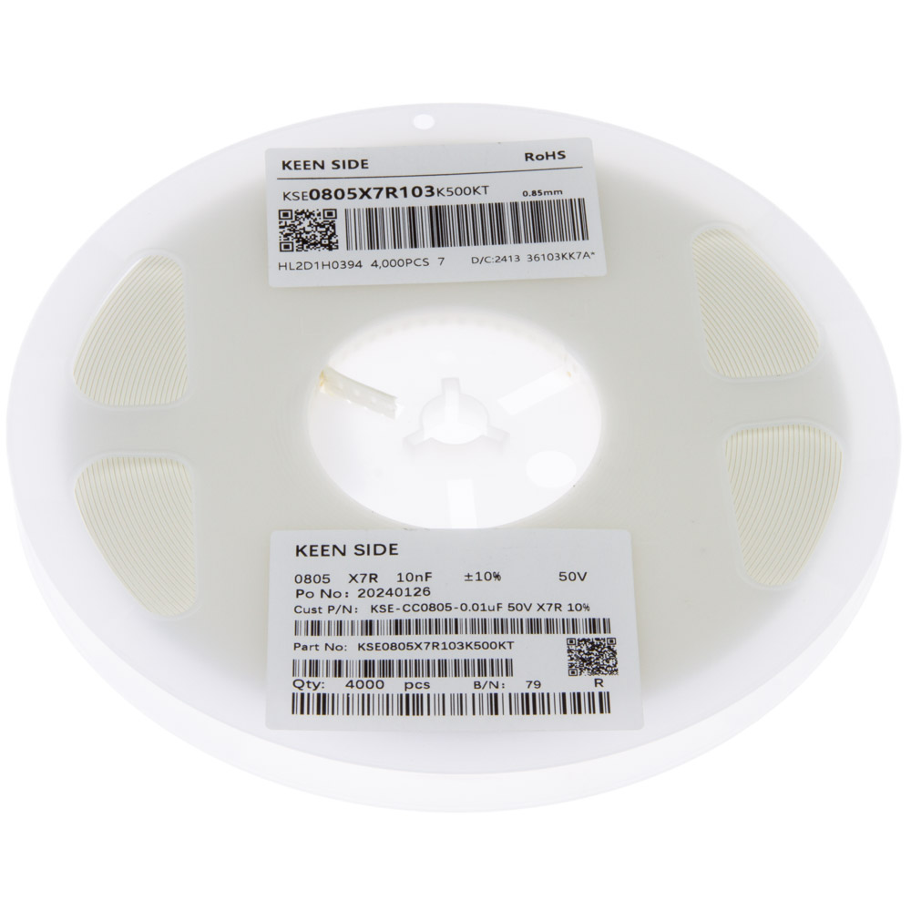 KSE-CC0805-0.01uF 50V X7R 10%