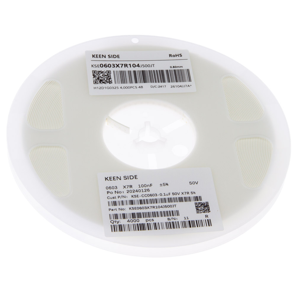 KSE-CC0603-0.1uF 50V X7R 5%