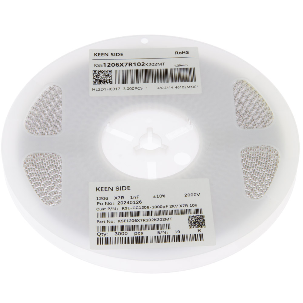 KSE-CC1206-1000pF 2KV X7R 10%