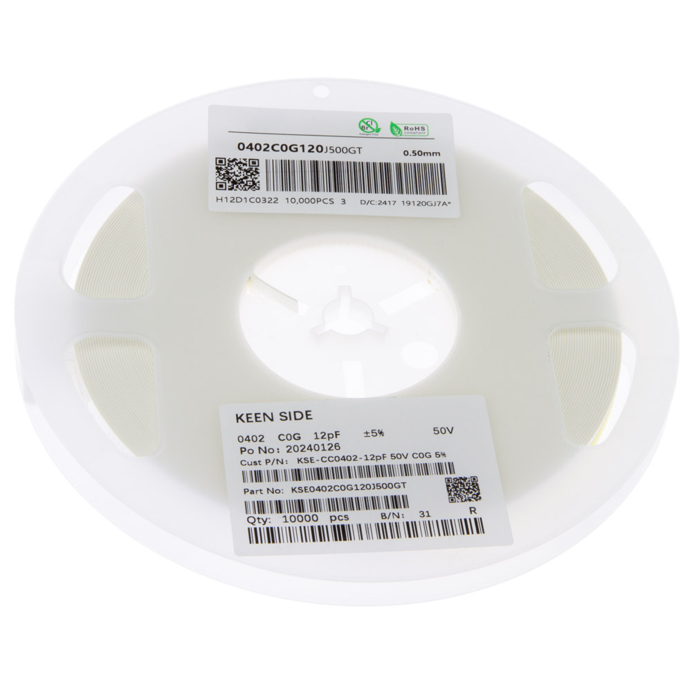 KSE-CC0402-12pF 50V C0G 5%