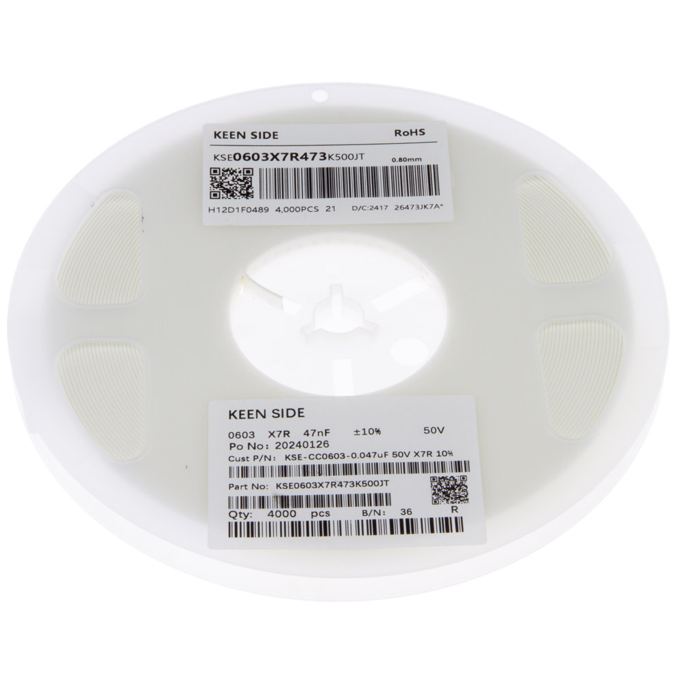 KSE-CC0603-0.047uF 50V X7R 10%