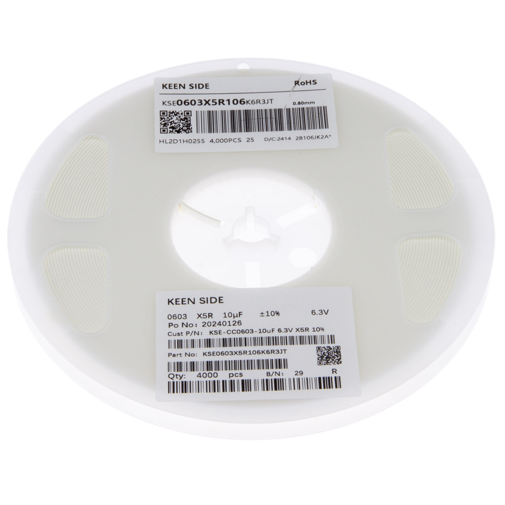 KSE-CC0603-10uF 6.3V X5R 10%