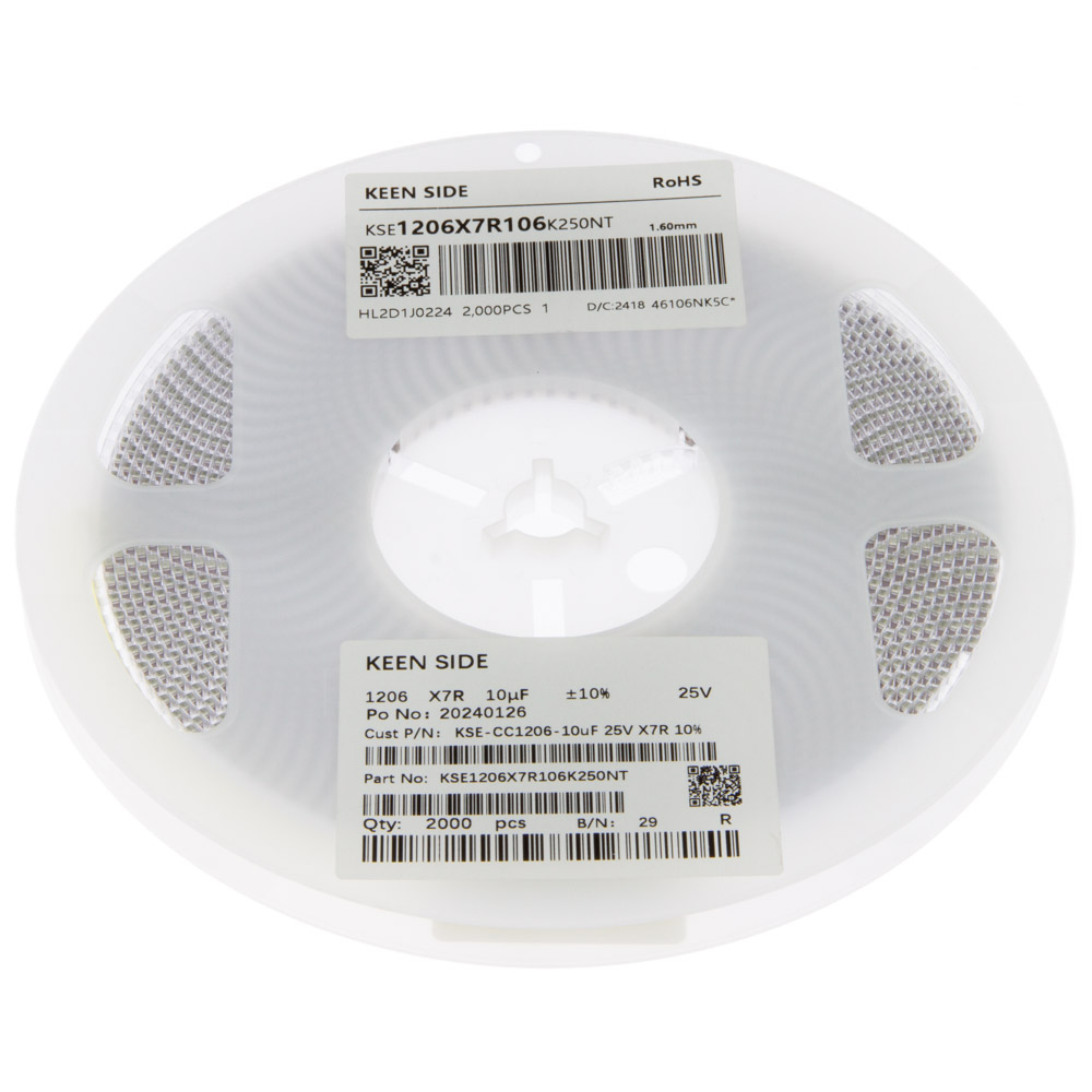 KSE-CC1206-10uF 25V X7R 10%
