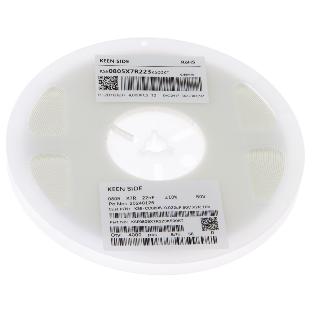 KSE-CC0805-0.022uF 50V X7R 10%
