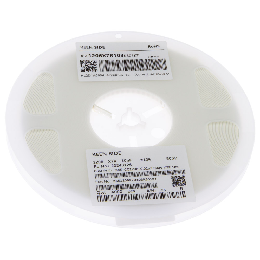KSE-CC1206-0.01uF 500V X7R 10%