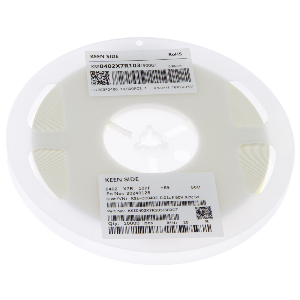 KSE-CC0402-0.01uF 50V X7R 5%