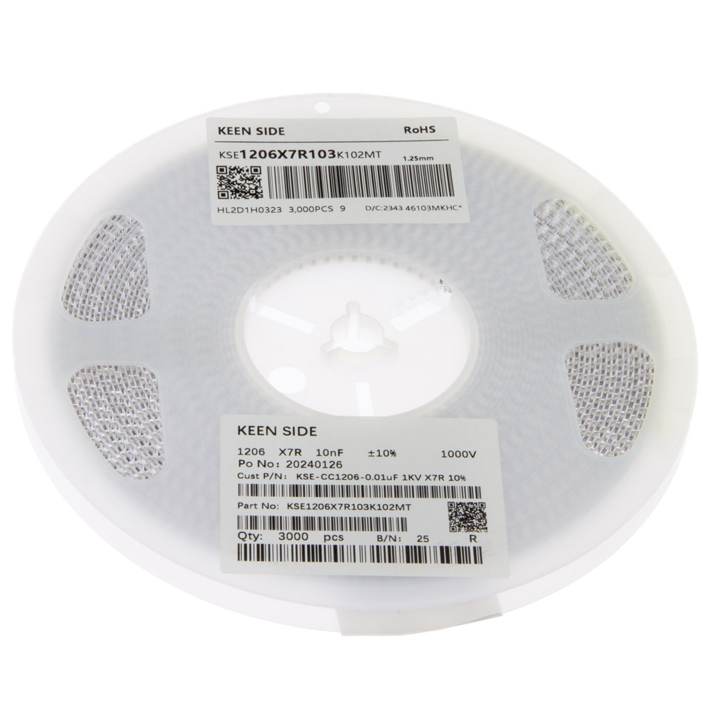 KSE-CC1206-0.01uF 1KV X7R 10%