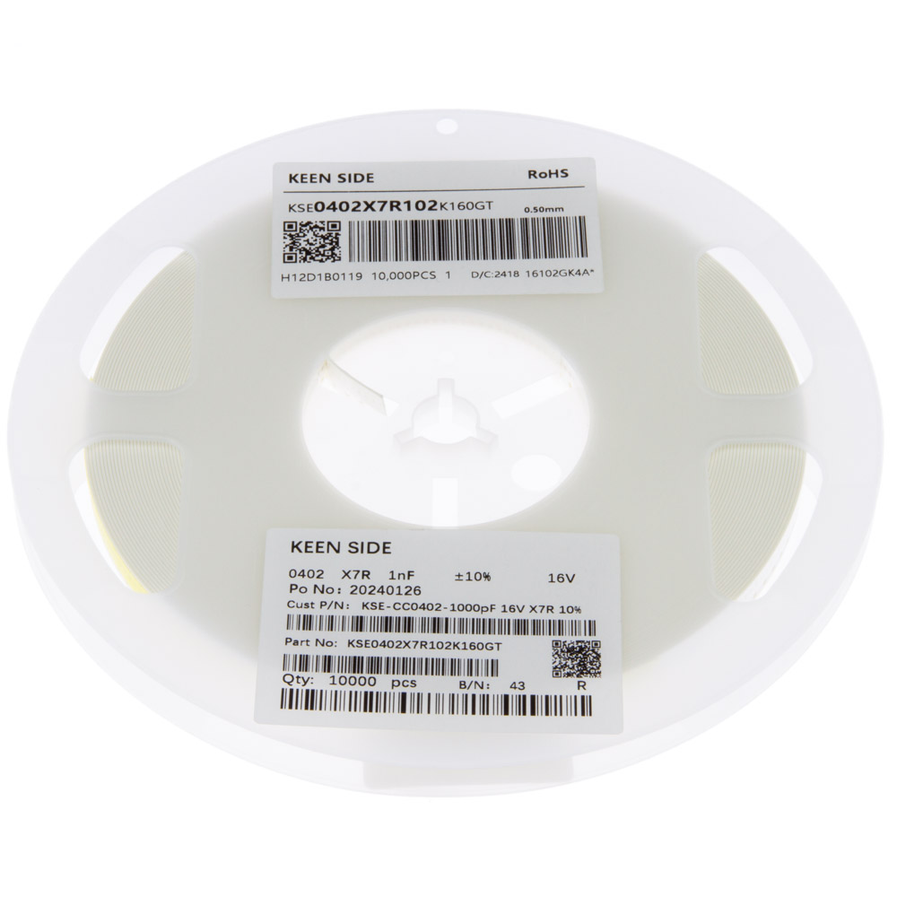 KSE-CC0402-1000pF 16V X7R 10%