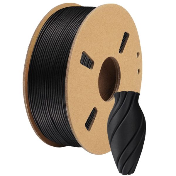 Carbon Fiber PLA, 1kg/roll 1.75mm Black / черный
