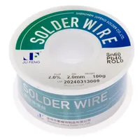 Sn60Pb40 flux ROL0 2.0% 2.0mm 100g reel — Jufeng
