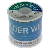 Sn60Pb40 flux ROL0 2.0% 2.0mm 500g reel — Jufeng