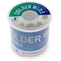 Sn63Pb37 flux ROL1 2.5% 0.6mm 500g reel — Jufeng