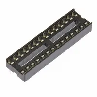 SCS-28 (KLS1-216-28-D=7.62) DIP шаг 2.54мм разъем узкая панель 28 контактов KLS (арт. 019970) — KLS