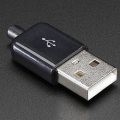 USB-M/B / штекер USB прямой, черный (A16)