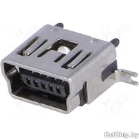 MUSB-B5-S-VT-TSMT-1 / гнездо mini USB, 2.0 — ADAM TECH