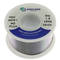 Припой Sn60/Pb40-d1.5-250g ПОС 60/61 — KEEN SIDE