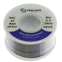 Припой Sn63/Pb37-d0.5-250g flux RMA KS532 ПОС 63 — KEEN SIDE