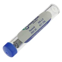 Припой Sn40/Pb60-d1.0-10g tube flux ROL1 ПОС 40 — KEEN SIDE