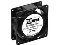 вентилятор 80х80х25мм 220В FA8025S22HL2 AC (скольжения) FANOVER (арт. 196557) — FANOVER