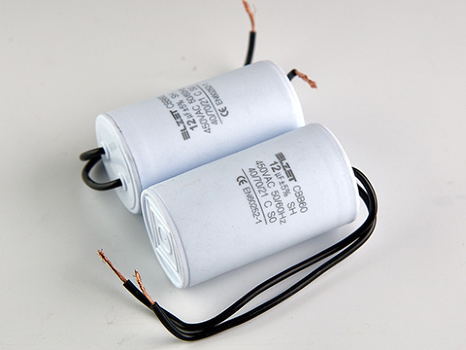 12мкф 450VAC 5% (35Х60) 50-60Hz CBB60-K гибк.выв. пусковой конденсатор LZB60-KV45C012S035060 ELZET (арт. 329469)