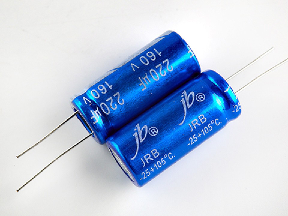 220мкф 160в 105° JRB (16Х35) конденсатор JB Capacitors JRB2C221M07501600350000B (арт. 318435)