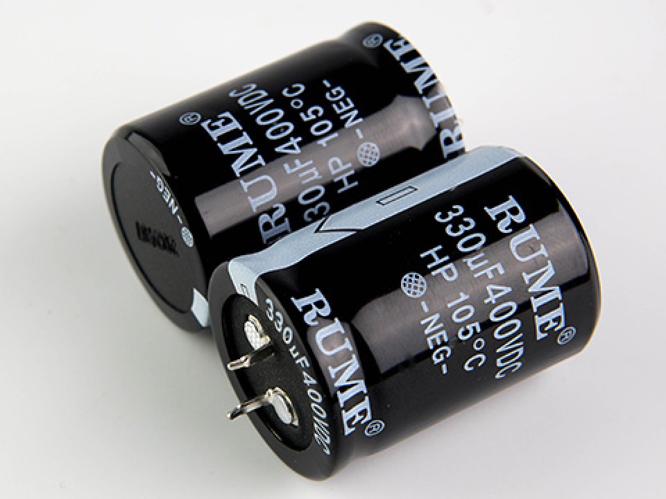330мкф 400в 105° (35Х35) конденсатор RUME (арт. 310599)