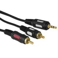 Stereo 3,5 mm - 2 RCA G 5m — RUICHI