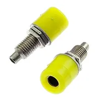 Z011 4mm panel jack YELLOW — RUICHI