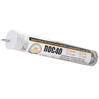 ПОС 40 Прв d=0.8 колба 10г. — ПМП