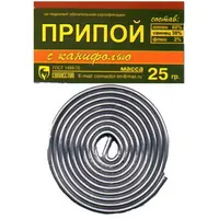 ПОС 61 с канифолью 25г — CONNECTOR