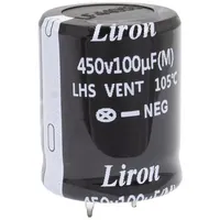 100 UF 450V 105*C 25*30 Liron — Liron