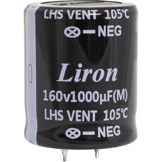 1000 UF 160V 105*C 25*45 Liron