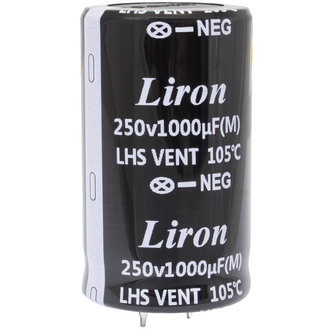 1000 UF 250V 105*C 30*50 Liron